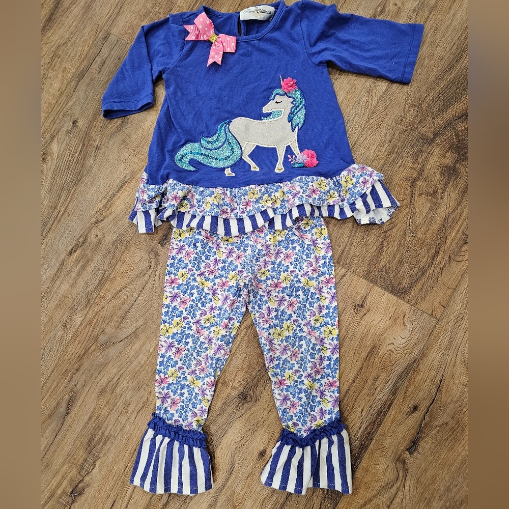 2 piece unicorn outfit